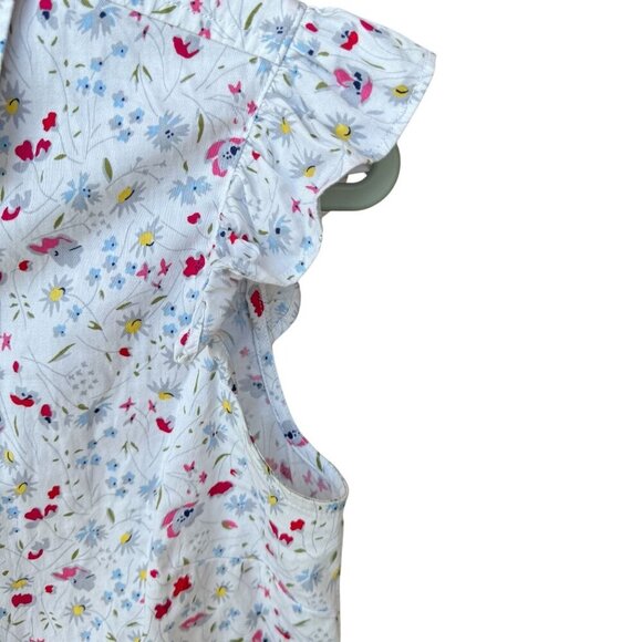 Untuckit Womens Floral Sleeveless Button-Up Shirt Size 2 - Picture 3 of 5